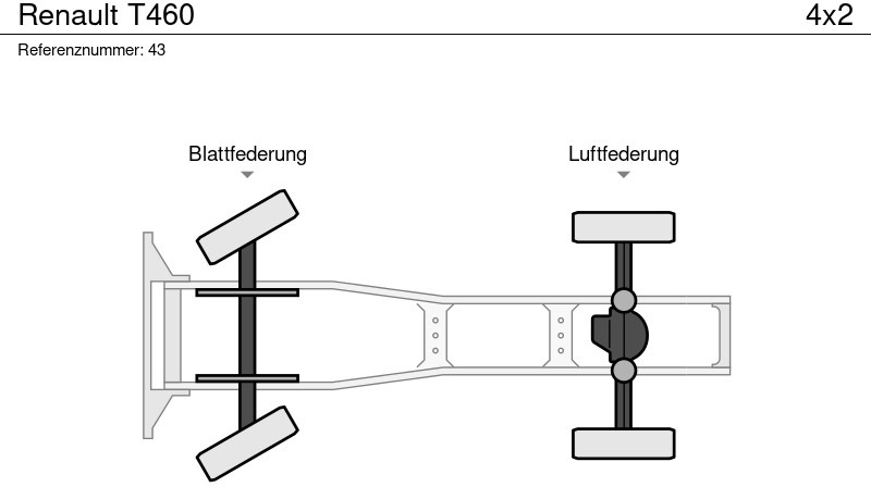 Trækker Renault T460: billede 10 Trækker Renault T460: billede 10
