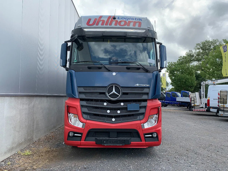 Mercedes-Benz Actros 2548 6X2 + Aanhanger*Palfinger crane*Cruise control*Airco* - Lastbil med presenning, Lastbil med kran: billede 3 Mercedes-Benz Actros 2548 6X2 + Aanhanger*Palfinger crane*Cruise control*Airco* - Lastbil med presenning, Lastbil med kran: billede 3