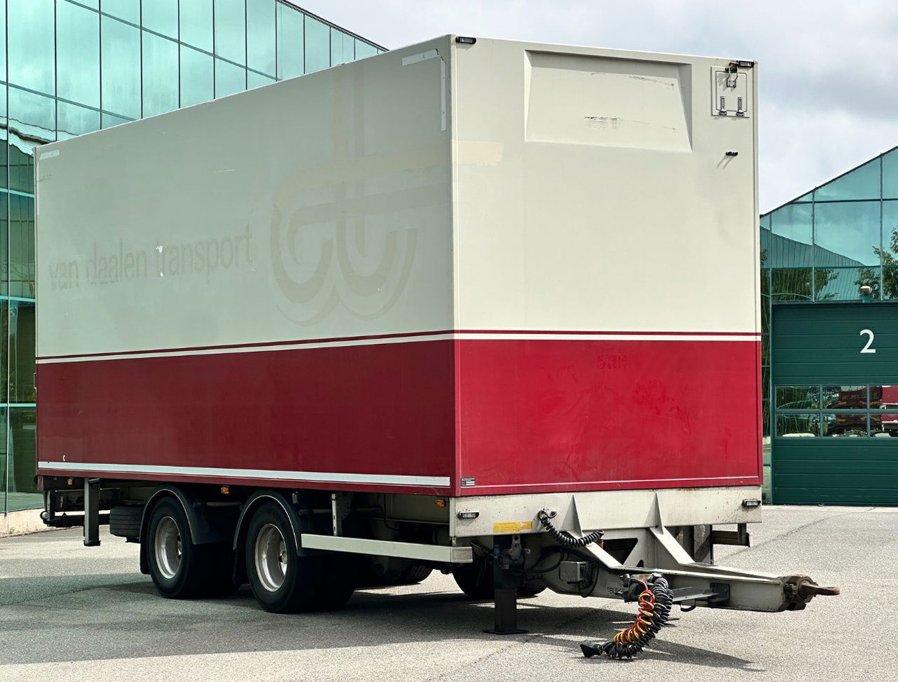 Kølevogn påhængsvogn Burg 2 Axle VAN Beurden Isolated BOX TRS Cooling Good Condition Holland-Trailer: billede 6