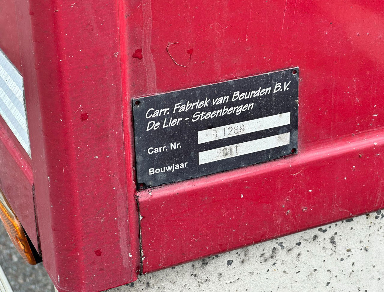 Kølevogn påhængsvogn Burg 2 Axle VAN Beurden Isolated BOX TRS Cooling Good Condition Holland-Trailer: billede 18