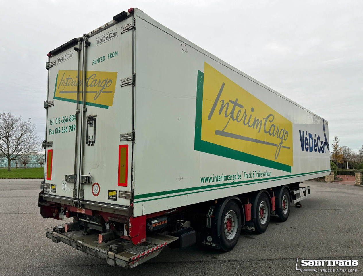 Renders VÉDÉCAR Carrier Maxima 1300 2X Steering Axle Tail Lift Belgium-Trailer - Kølevogn sættevogn: billede 4 Renders VÉDÉCAR Carrier Maxima 1300 2X Steering Axle Tail Lift Belgium-Trailer - Kølevogn sættevogn: billede 4