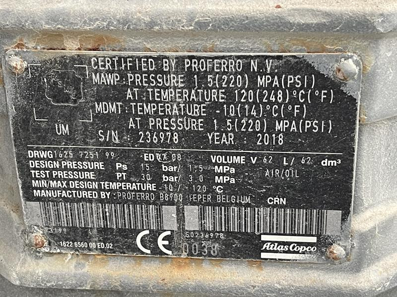 Luftkompressor Atlas-Copco GA 55: billede 11