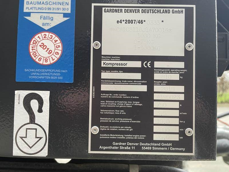 Compair C 35 - 10 - Luftkompressor: billede 4 Compair C 35 - 10 - Luftkompressor: billede 4