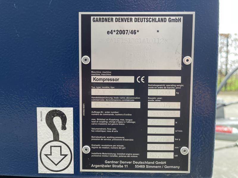 Compair C 60 - 12 - Luftkompressor: billede 4 Compair C 60 - 12 - Luftkompressor: billede 4