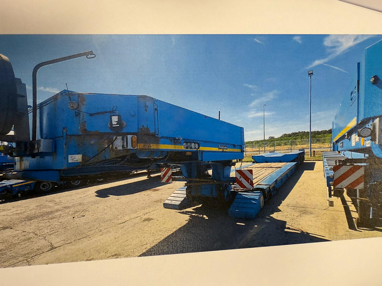 Golfhofer STZ-VKL 3-34/80A with Extension beam´s - Nedbygget platform påhængsvogn: billede 1 Golfhofer STZ-VKL 3-34/80A with Extension beam´s - Nedbygget platform påhængsvogn: billede 1