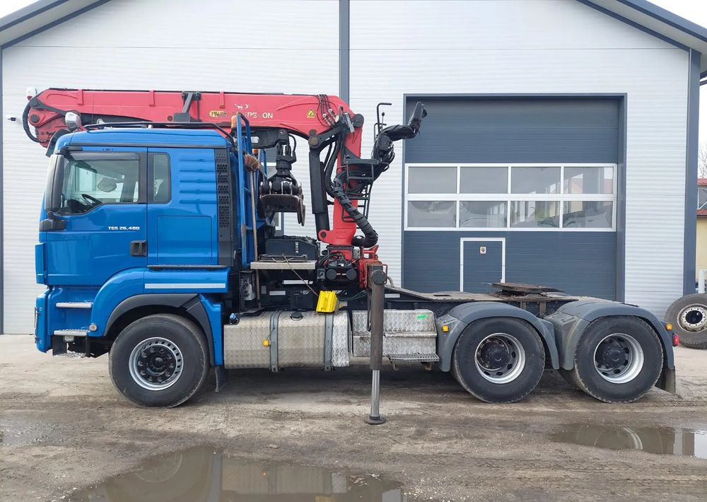 MAN TGS 26-480 6x4 do drewna PALFINGER Epsilon S 270L83 - Trækker: billede 2 MAN TGS 26-480 6x4 do drewna PALFINGER Epsilon S 270L83 - Trækker: billede 2