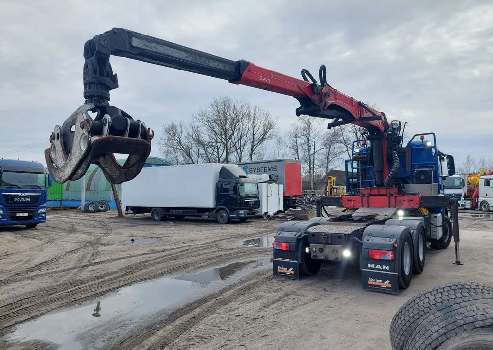 MAN TGS 26-480 6x4 do drewna PALFINGER Epsilon S 270L83 - Trækker: billede 1 MAN TGS 26-480 6x4 do drewna PALFINGER Epsilon S 270L83 - Trækker: billede 1