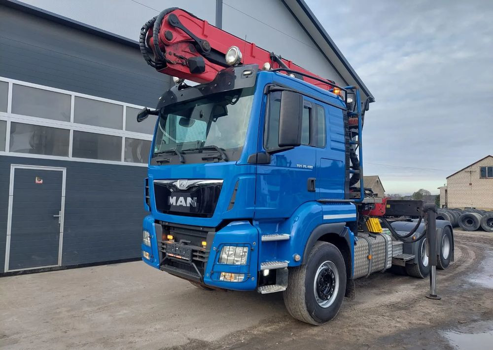 MAN TGS 26-480 6x4 do drewna PALFINGER Epsilon S 270L83 - Trækker: billede 5 MAN TGS 26-480 6x4 do drewna PALFINGER Epsilon S 270L83 - Trækker: billede 5