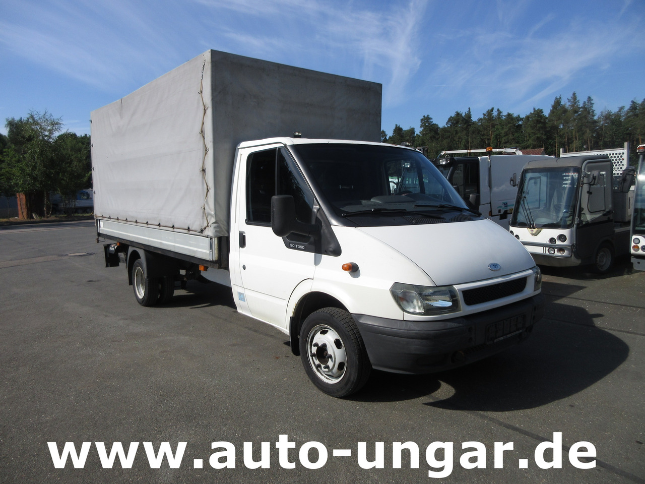 Ford Transit 90T350 Tourneo 3.500kg Pritsche & Plane Dautel LBW AHK - Varebil med presenning: billede 2 Ford Transit 90T350 Tourneo 3.500kg Pritsche & Plane Dautel LBW AHK - Varebil med presenning: billede 2
