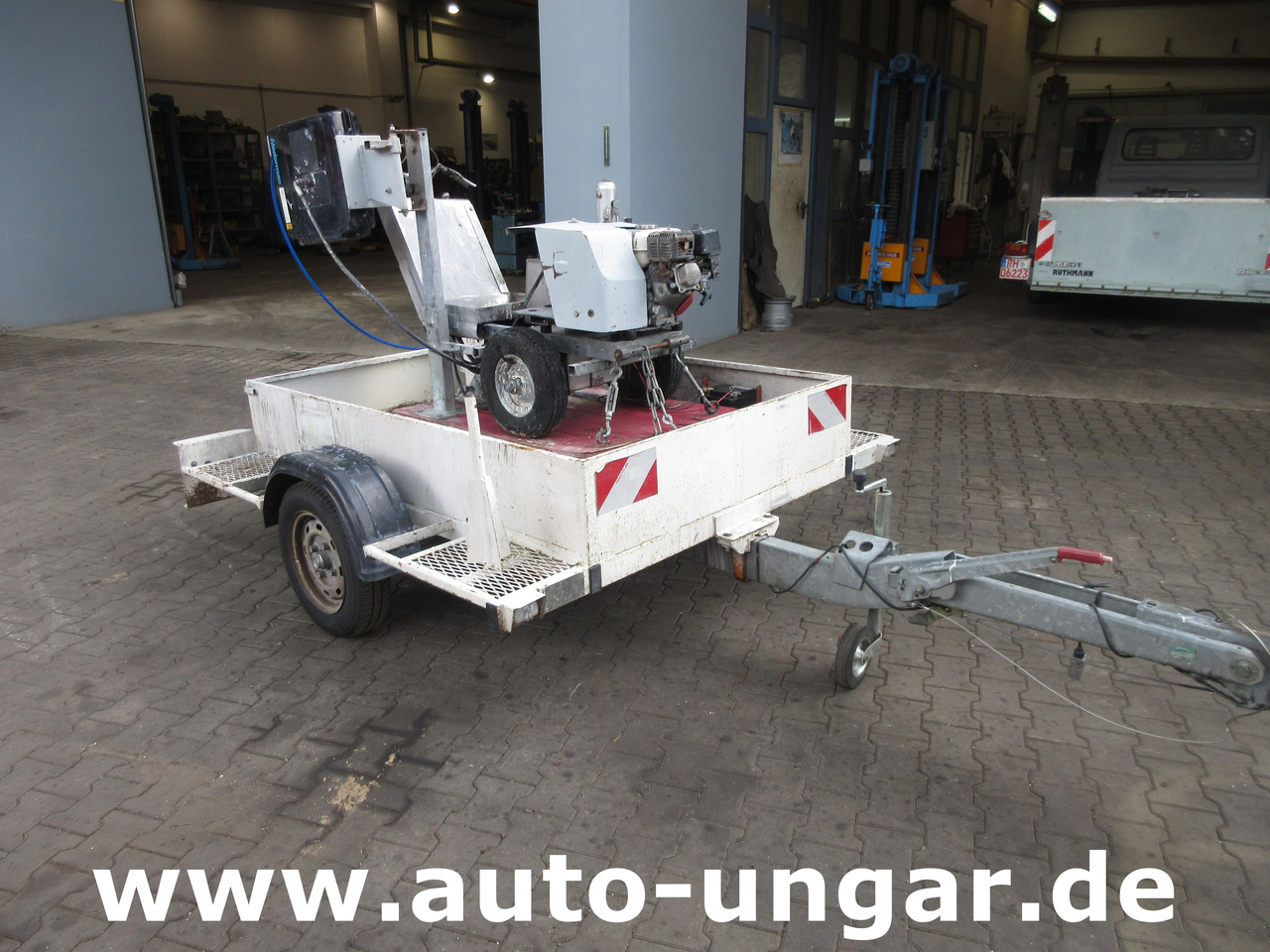 Graco Zebra 5 Airless Traceuse Markiermaschine Roadmarking Machine mit Trailer Hofmann - Asfaltudlægningmaskine: billede 4 Graco Zebra 5 Airless Traceuse Markiermaschine Roadmarking Machine mit Trailer Hofmann - Asfaltudlægningmaskine: billede 4