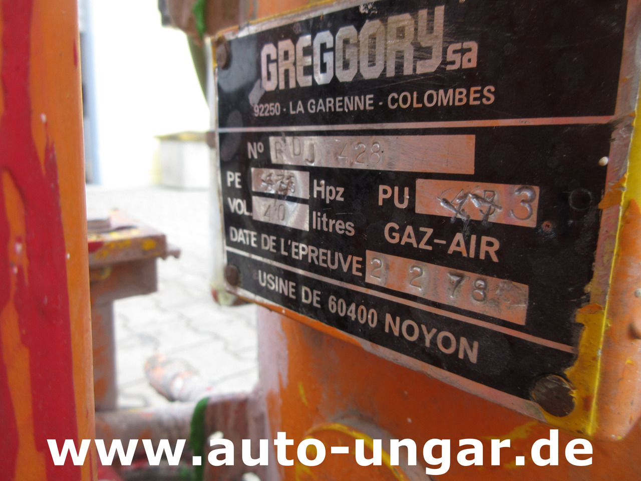 Greggory Roadmarking Straßenmarkiermaschine Hofmann Graco LineLazer Euroliners - Asfaltudlægningmaskine: billede 5 Greggory Roadmarking Straßenmarkiermaschine Hofmann Graco LineLazer Euroliners - Asfaltudlægningmaskine: billede 5