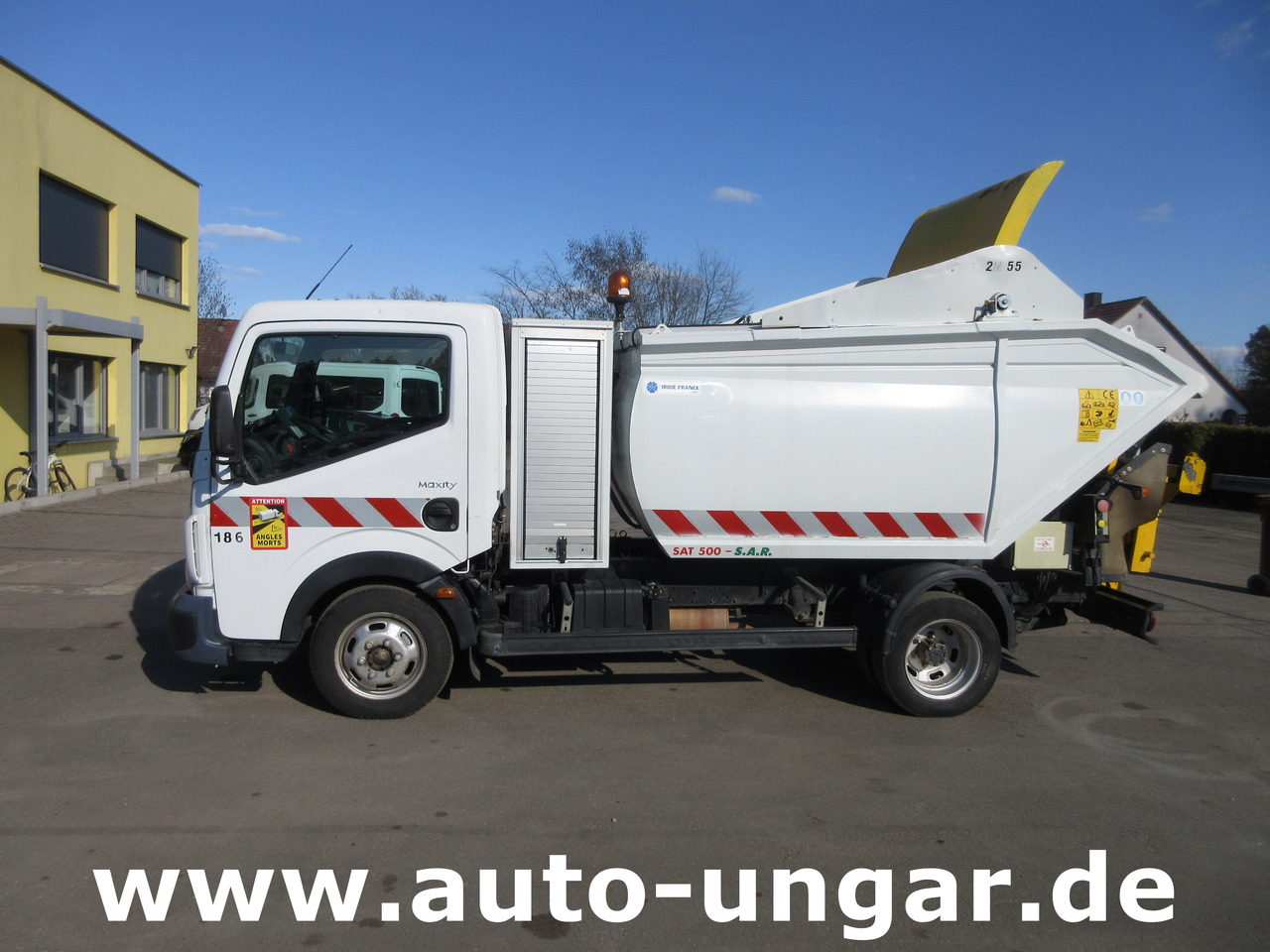 Renault Maxity 130 Müllwagen IRIDE SAT 500 Bj. 2010 4.500kg Presse Schüttung Kipper - Affaldsmaskine: billede 2 Renault Maxity 130 Müllwagen IRIDE SAT 500 Bj. 2010 4.500kg Presse Schüttung Kipper - Affaldsmaskine: billede 2