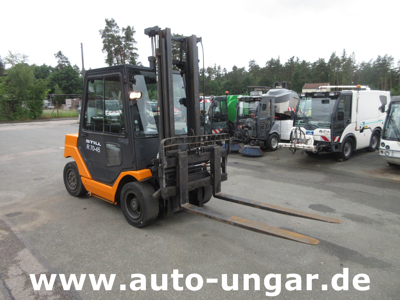 Still R70-45 Diesel Gabelstapler 4.500kg Hub Zinkenverstellung Seitenschieber - Diesel gaffeltruck: billede 1 Still R70-45 Diesel Gabelstapler 4.500kg Hub Zinkenverstellung Seitenschieber - Diesel gaffeltruck: billede 1