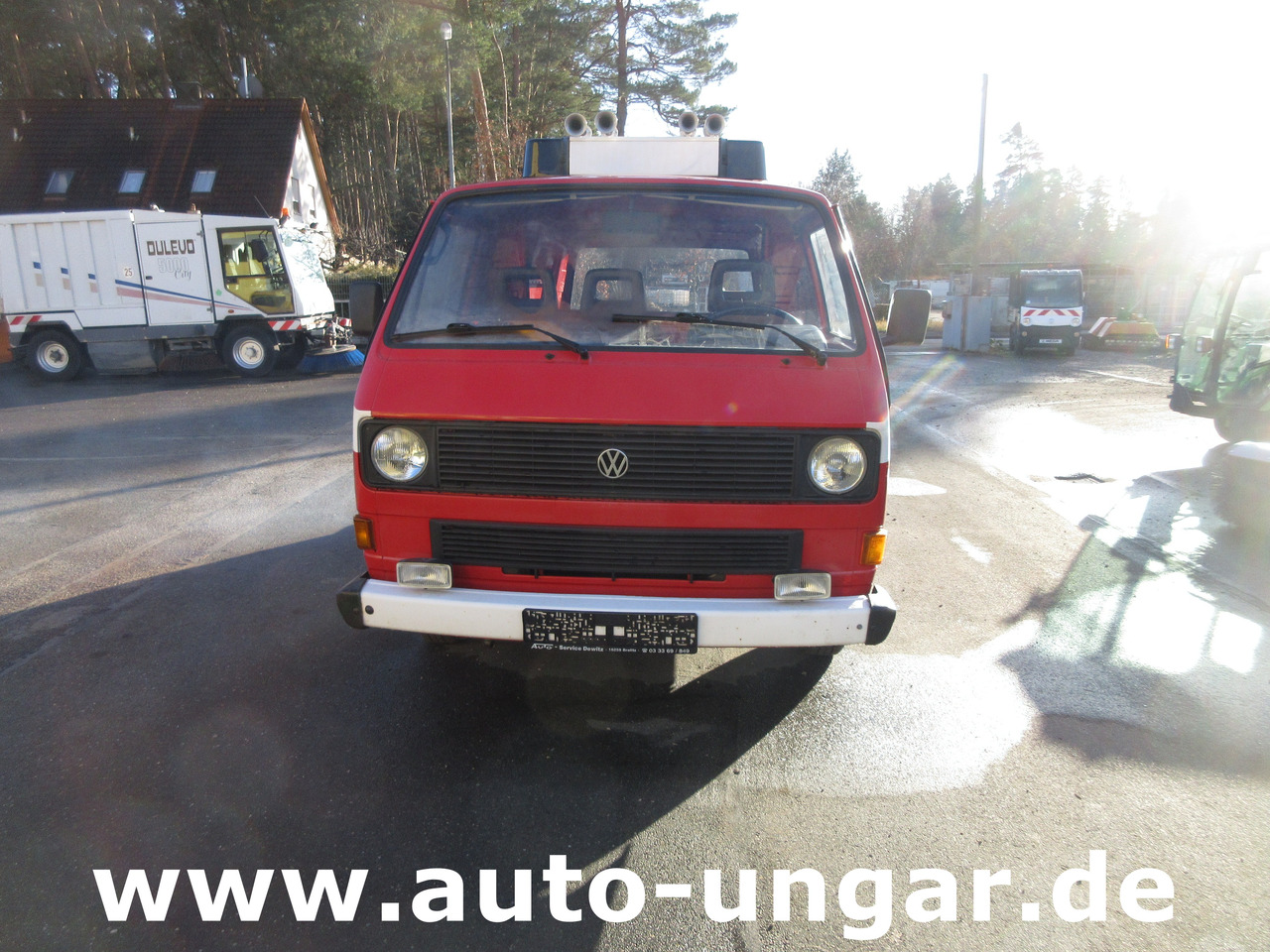 VOLKSWAGEN VW T3 Transporter Turbodiesel Feuerwehr ELF 1 aus 1985 - Brandbil: billede 2 VOLKSWAGEN VW T3 Transporter Turbodiesel Feuerwehr ELF 1 aus 1985 - Brandbil: billede 2