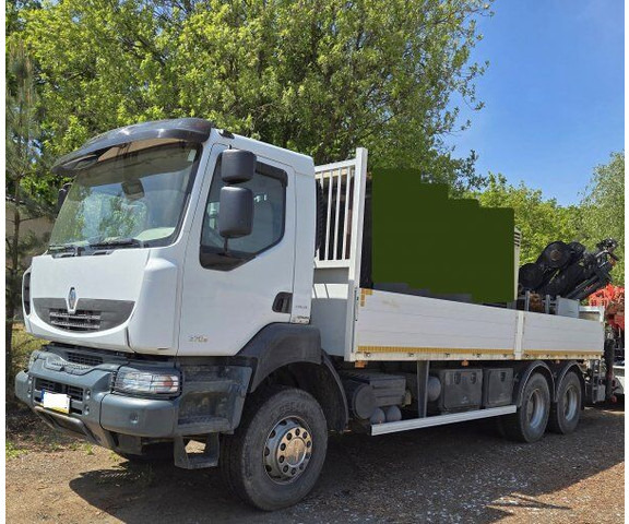 Renault Kerax 370 dxi - Lastbil med lad, Lastbil med kran: billede 1 Renault Kerax 370 dxi - Lastbil med lad, Lastbil med kran: billede 1