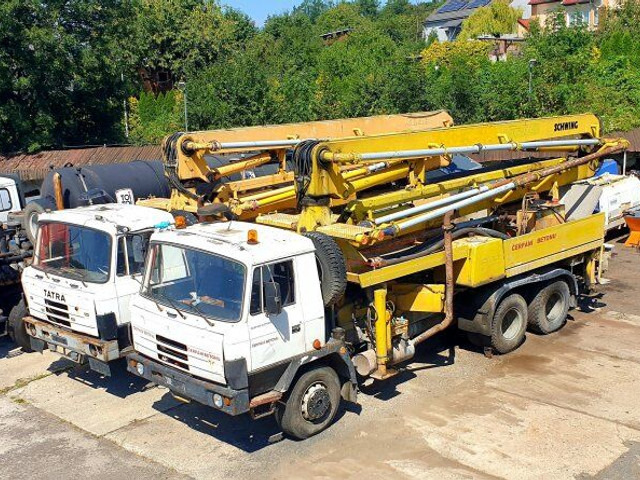 Schwing 2x! 25m BPL 601 +6x6 Tatra 815 (DOCS/KFZ MACHINE +1 no docs/kein - Betonpumpe: billede 1 Schwing 2x! 25m BPL 601 +6x6 Tatra 815 (DOCS/KFZ MACHINE +1 no docs/kein - Betonpumpe: billede 1