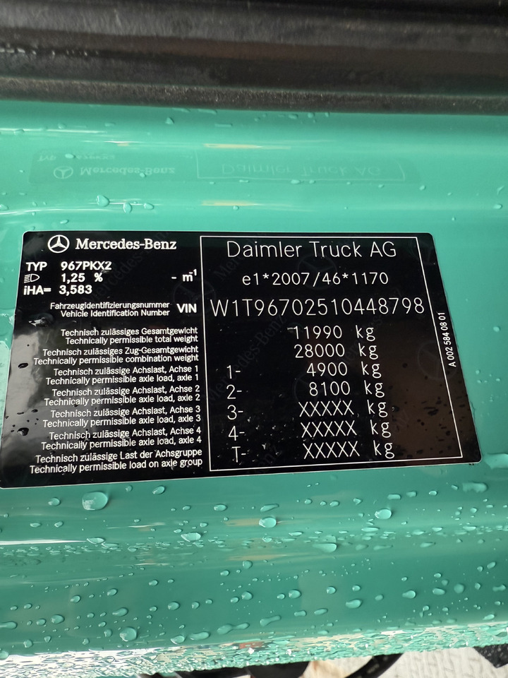 Mercedes-Benz Atego 1227 Kran MKG 96 - Lastbil med lad, Lastbil med kran: billede 5 Mercedes-Benz Atego 1227 Kran MKG 96 - Lastbil med lad, Lastbil med kran: billede 5