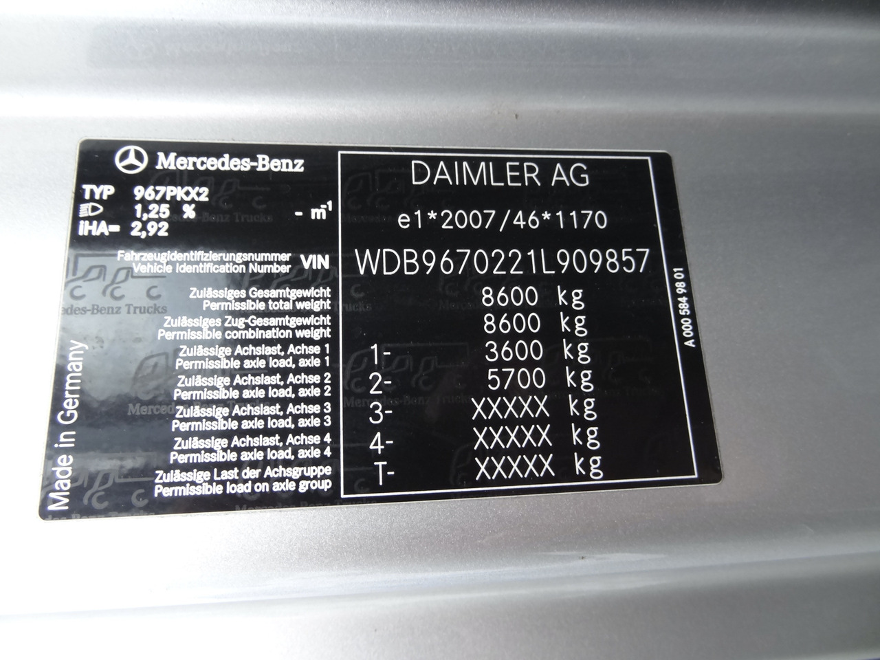Leje en Mercedes-Benz Atego 818 Kran Palfinger 6501 Mercedes-Benz Atego 818 Kran Palfinger 6501: billede 6 Leje en Mercedes-Benz Atego 818 Kran Palfinger 6501 Mercedes-Benz Atego 818 Kran Palfinger 6501: billede 6