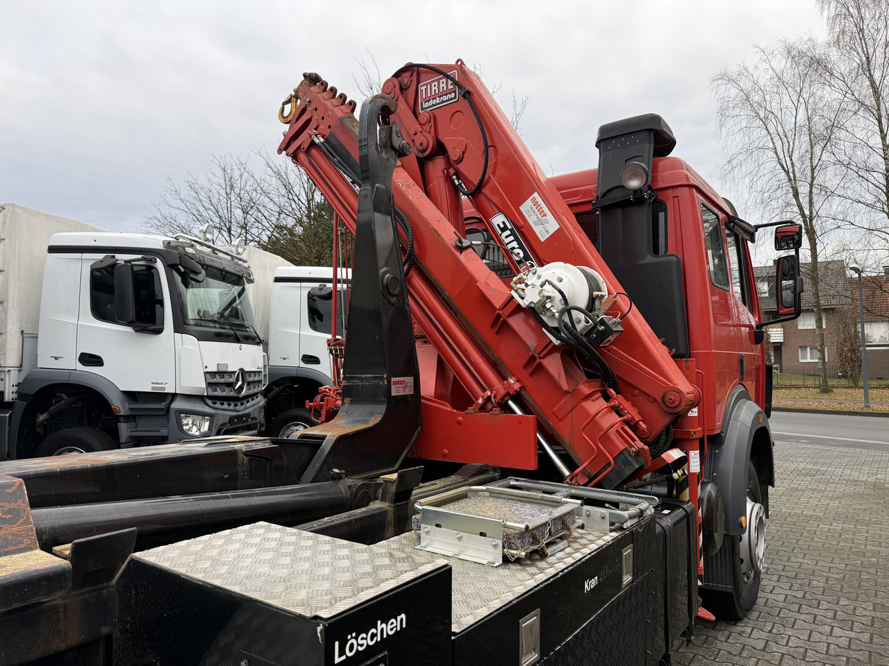 Mercedes-Benz SK 2538 6X4 Haken Kran/ Oldtimer/ Feuerwehr - Lastbil kroghejs, Lastbil med kran: billede 3 Mercedes-Benz SK 2538 6X4 Haken Kran/ Oldtimer/ Feuerwehr - Lastbil kroghejs, Lastbil med kran: billede 3