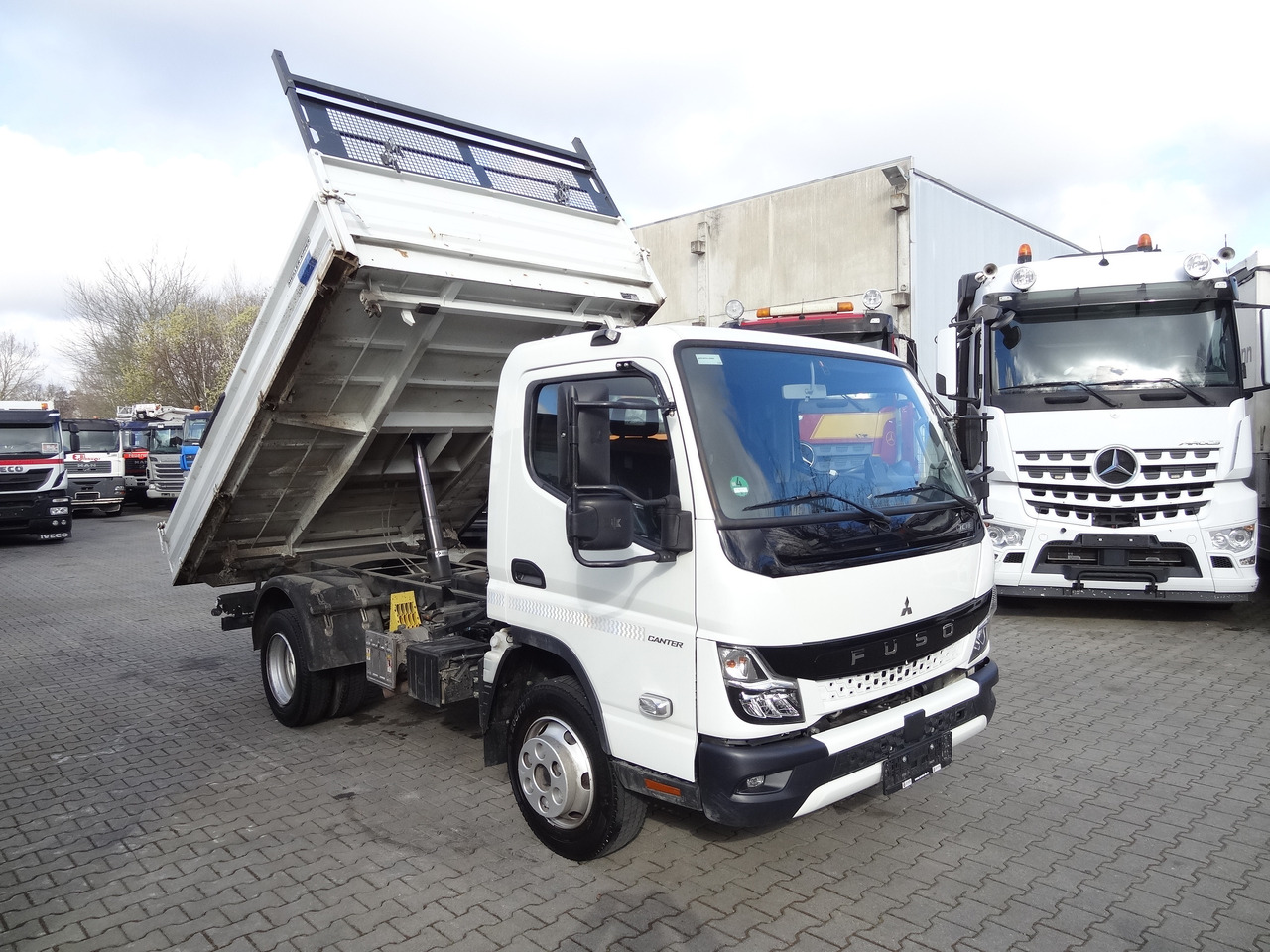 Tipvogn lastbil Mitsubishi Fuso 7C18 Meiller: billede 8