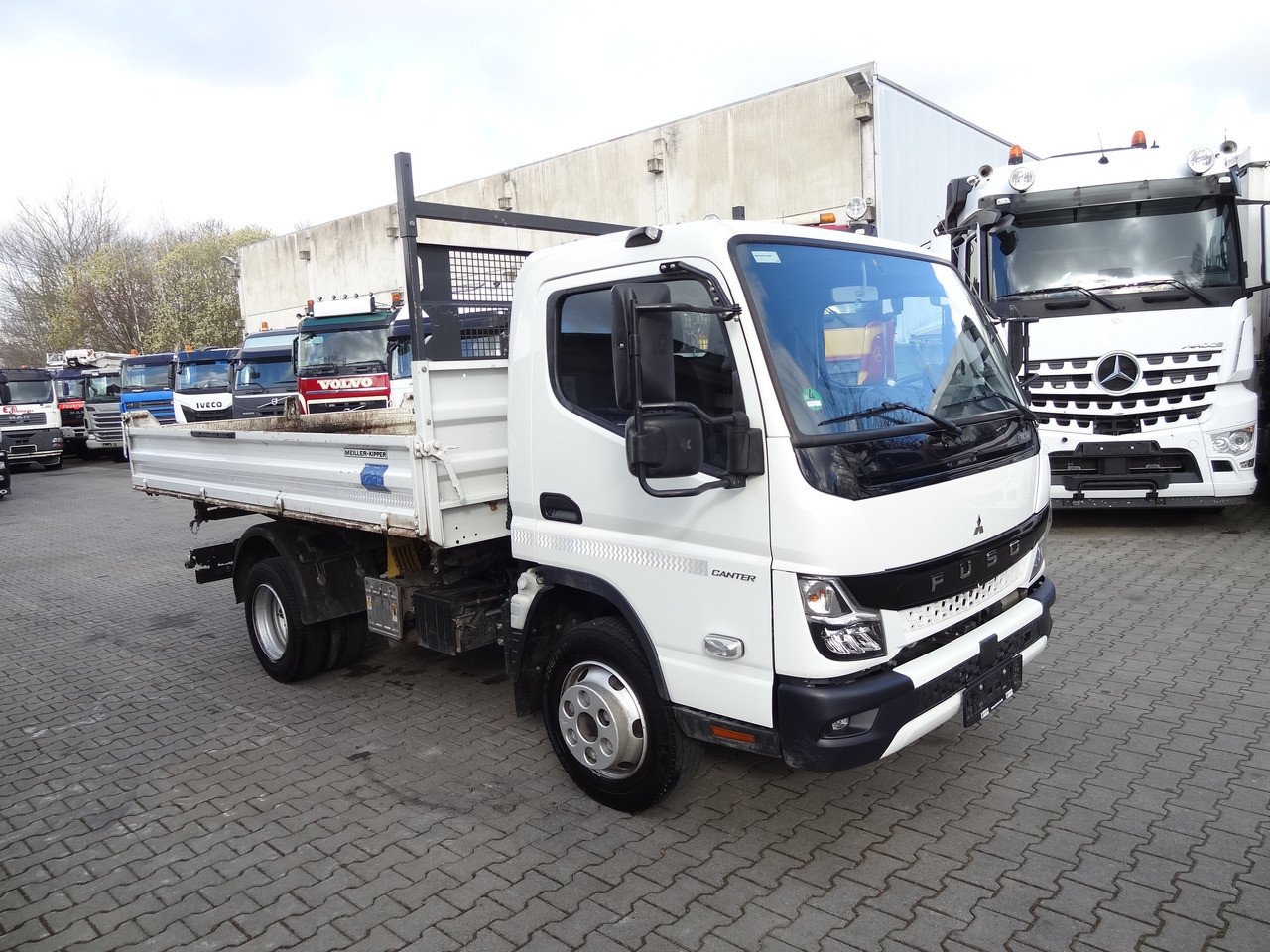 Tipvogn lastbil Mitsubishi Fuso 7C18 Meiller: billede 11