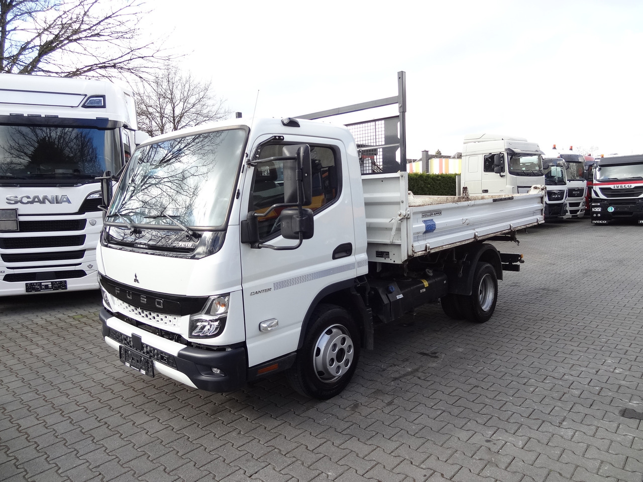 Tipvogn lastbil Mitsubishi Fuso 7C18 Meiller: billede 9