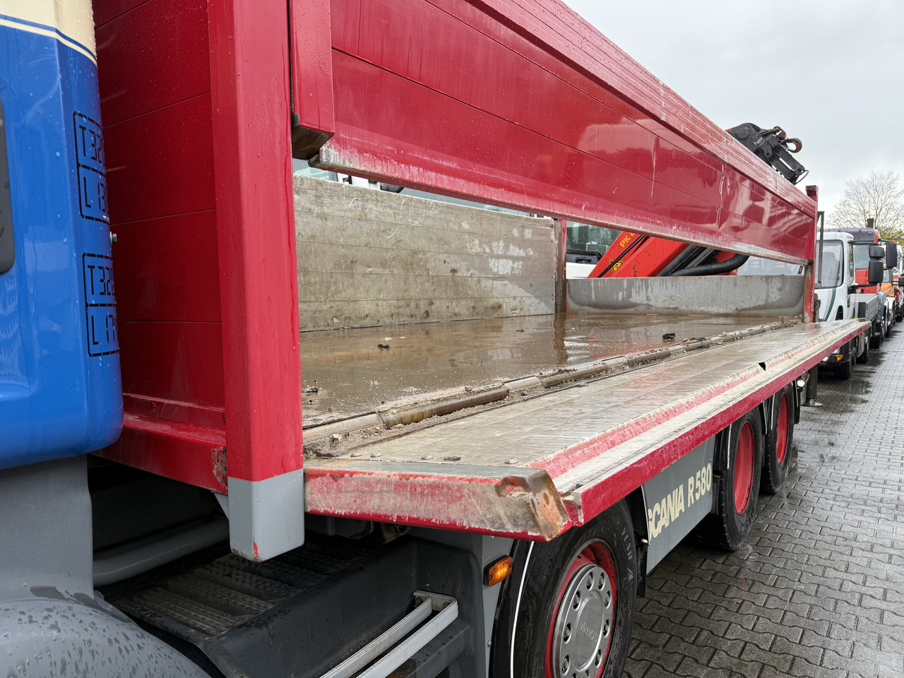 Scania R580 V8 8X4 Kipper Kran Palfinger 22002 - Lastbil med kran, Tipvogn lastbil: billede 5 Scania R580 V8 8X4 Kipper Kran Palfinger 22002 - Lastbil med kran, Tipvogn lastbil: billede 5