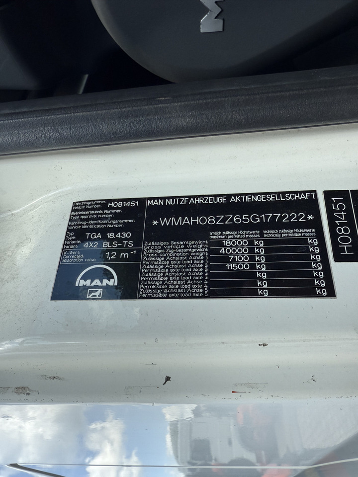 MAN TGA 18.430 Kran Palfinger 16502 Jib 26.5 Meter - Trækker: billede 5 MAN TGA 18.430 Kran Palfinger 16502 Jib 26.5 Meter - Trækker: billede 5