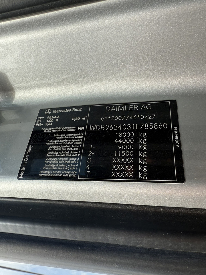 Mercedes-Benz Actros 1842LS Kran HMF 2020 bis 18 Meter - Trækker: billede 4 Mercedes-Benz Actros 1842LS Kran HMF 2020 bis 18 Meter - Trækker: billede 4