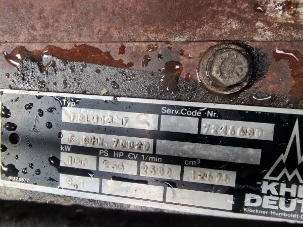 Deutz F8L413F Engine (Industrial) - Motor for Industrimaskine: billede 2 Deutz F8L413F Engine (Industrial) - Motor for Industrimaskine: billede 2