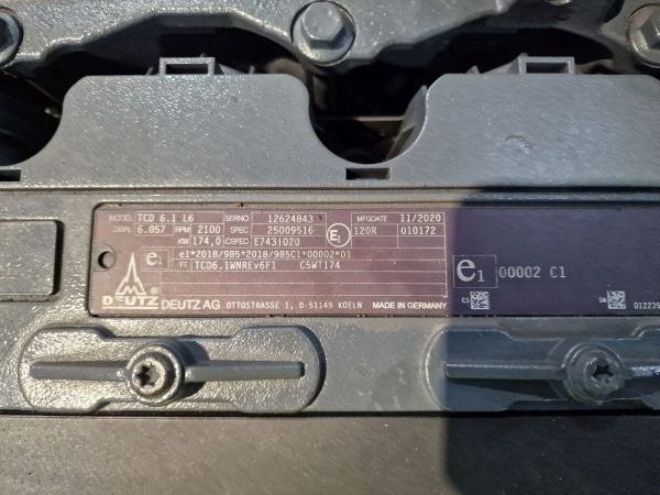 Deutz TCD6.1 L6 Reconditioned Engine (Industrial) - Motor for Industrimaskine: billede 2 Deutz TCD6.1 L6 Reconditioned Engine (Industrial) - Motor for Industrimaskine: billede 2