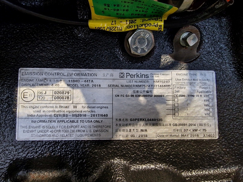 Perkins 1104D-44TA Engine (Plant) - Motor for Entreprenørmaskin: billede 2 Perkins 1104D-44TA Engine (Plant) - Motor for Entreprenørmaskin: billede 2