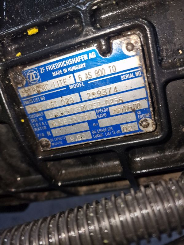 ZF 6AS800TO Gearbox - Gearkasse: billede 2 ZF 6AS800TO Gearbox - Gearkasse: billede 2