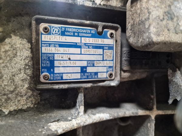 ZF Ecosplit 4 12S2333TD Gearbox - Gearkasse: billede 2 ZF Ecosplit 4 12S2333TD Gearbox - Gearkasse: billede 2