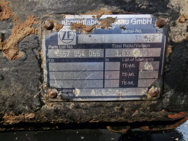 ZF Industrial/Hyundai 4WG-210 Gearbox - Gearkasse: billede 2 ZF Industrial/Hyundai 4WG-210 Gearbox - Gearkasse: billede 2