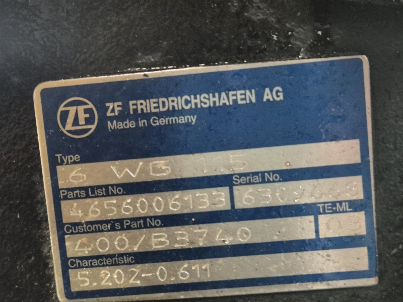 ZF Industrial JCB 6WG115 400/B3740 Gearbox New (Plant) - Gearkasse for Entreprenørmaskin: billede 2 ZF Industrial JCB 6WG115 400/B3740 Gearbox New (Plant) - Gearkasse for Entreprenørmaskin: billede 2