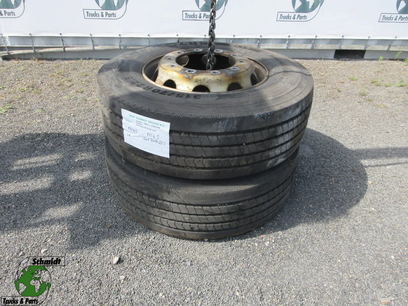 Aeolus 315 / 70 R 22.5 VOORBAND MET STAAL WIEL M+S PROFIEL 80 % - Dæk for Lastbil: billede 1 Aeolus 315 / 70 R 22.5 VOORBAND MET STAAL WIEL M+S PROFIEL 80 % - Dæk for Lastbil: billede 1