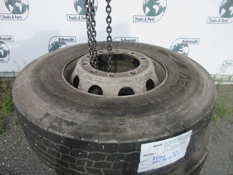 Aeolus 315 / 80 R 22.5 4 X ACHTERBAND MET STAAL WIEL - Dæk for Lastbil: billede 2 Aeolus 315 / 80 R 22.5 4 X ACHTERBAND MET STAAL WIEL - Dæk for Lastbil: billede 2