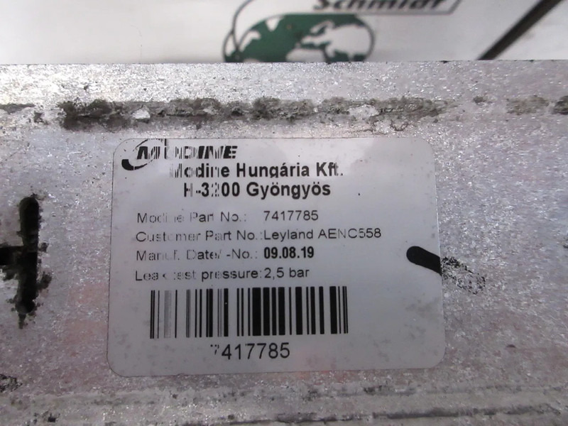 DAF 1708456 // 1708449 RADIATEUR INTERCOOLER DAF 230 LF MODEL 2020 - Køler for Lastbil: billede 5 DAF 1708456 // 1708449 RADIATEUR INTERCOOLER DAF 230 LF MODEL 2020 - Køler for Lastbil: billede 5