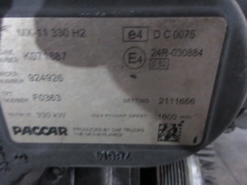 DAF 2165153 // 2164501 // 2189684 // 0452051 MX 11 330 H2 EURO 6 MODEL 2020 - Motor for Lastbil: billede 5 DAF 2165153 // 2164501 // 2189684 // 0452051 MX 11 330 H2 EURO 6 MODEL 2020 - Motor for Lastbil: billede 5