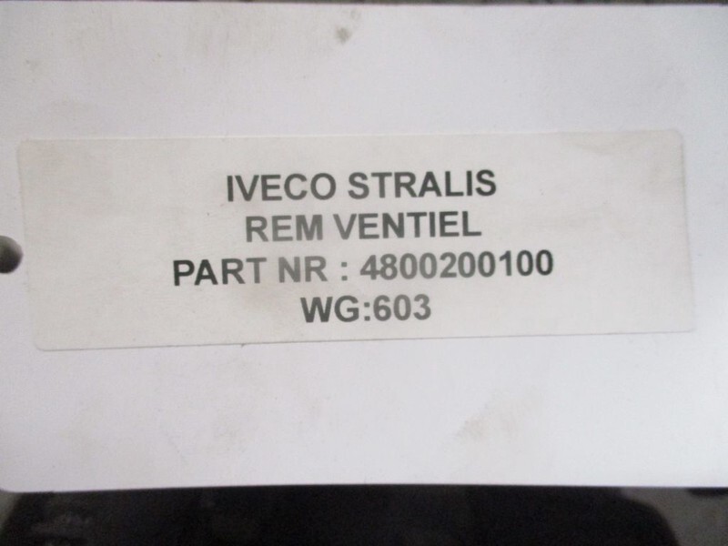 Iveco STRALIS 4800200100 REM VENTIEL - Ventil for Lastbil: billede 2 Iveco STRALIS 4800200100 REM VENTIEL - Ventil for Lastbil: billede 2