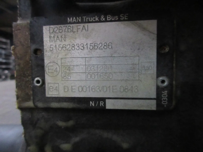 MAN 51.01100-6829 // 51.03100-6868 D2676LF AI 18.470 EURO 6 MODEL 2022 - Motor for Lastbil: billede 5 MAN 51.01100-6829 // 51.03100-6868 D2676LF AI 18.470 EURO 6 MODEL 2022 - Motor for Lastbil: billede 5