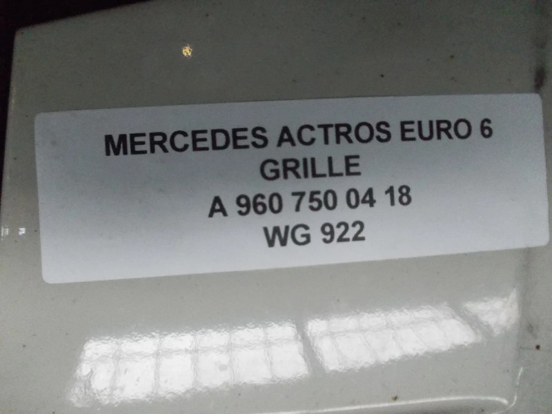 Mercedes-Benz ACTROS A 960 750 04 18 GRILLE EURO 6 - Gitter for Lastbil: billede 3 Mercedes-Benz ACTROS A 960 750 04 18 GRILLE EURO 6 - Gitter for Lastbil: billede 3