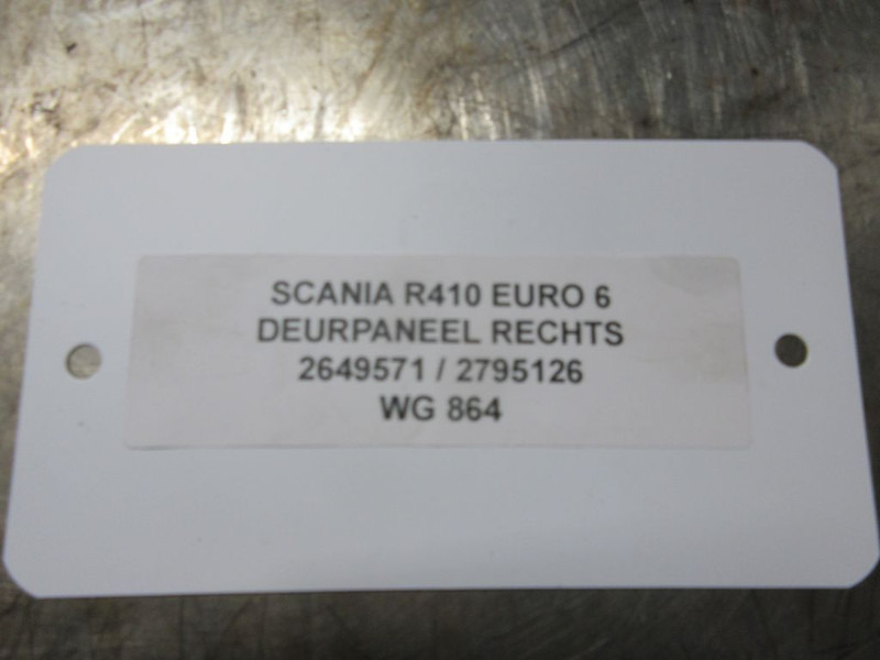 Scania 2649571 // 2795126 DEURPANEEL SCANIOA R 410 EURO 6 MODEL 2020 - Førerhus og interiør for Lastbil: billede 3 Scania 2649571 // 2795126 DEURPANEEL SCANIOA R 410 EURO 6 MODEL 2020 - Førerhus og interiør for Lastbil: billede 3