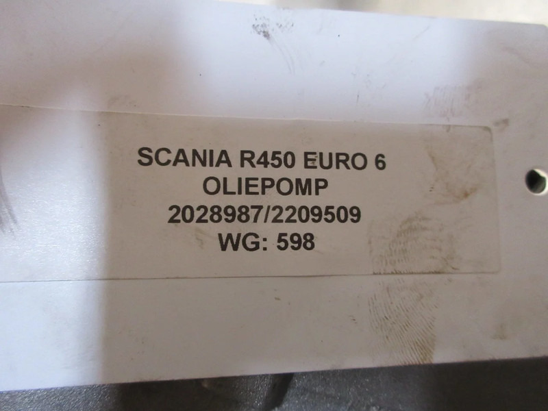 Scania R450 2028987/2209509 OLIEPOMP EURO 6 - Oliepumpe for Lastbil: billede 5 Scania R450 2028987/2209509 OLIEPOMP EURO 6 - Oliepumpe for Lastbil: billede 5
