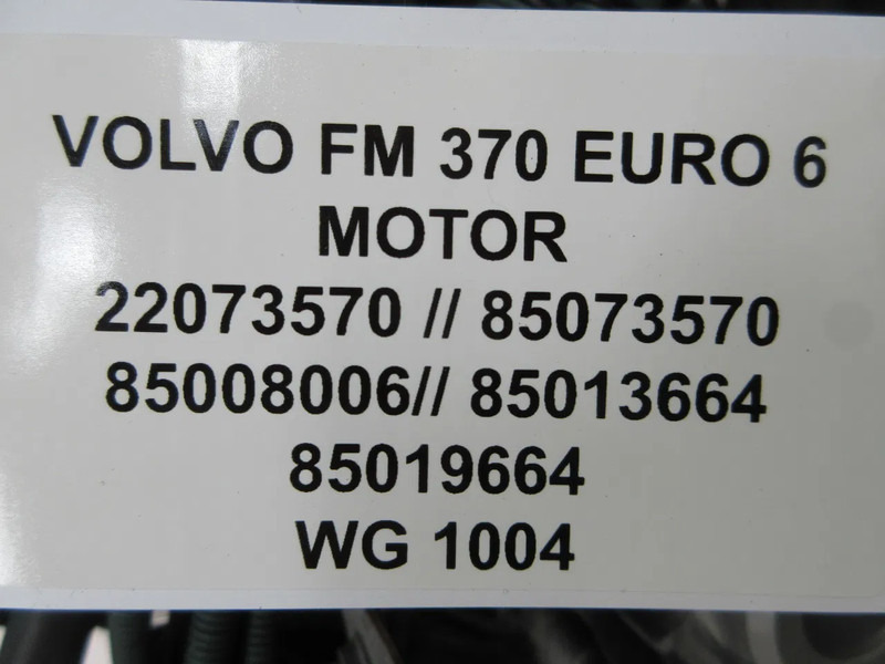 Volvo 22073570 // 85073570 // 85008006 // 85013664 VOLVO FM 370 EURO 6 - Motor for Lastbil: billede 5 Volvo 22073570 // 85073570 // 85008006 // 85013664 VOLVO FM 370 EURO 6 - Motor for Lastbil: billede 5