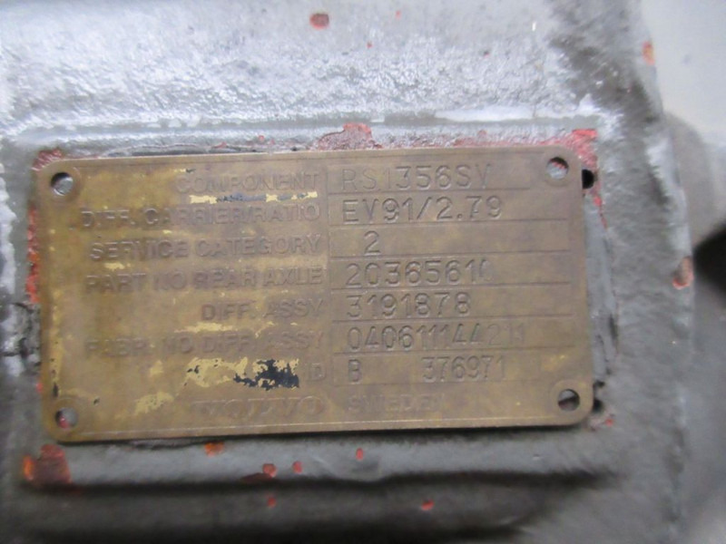 Volvo 3191878/RS1356SV EV91/RATIO /2.79 DIFFERENTIEEL VOLVO FH FM EURO 5 - Differentialtandhjul for Lastbil: billede 5 Volvo 3191878/RS1356SV EV91/RATIO /2.79 DIFFERENTIEEL VOLVO FH FM EURO 5 - Differentialtandhjul for Lastbil: billede 5