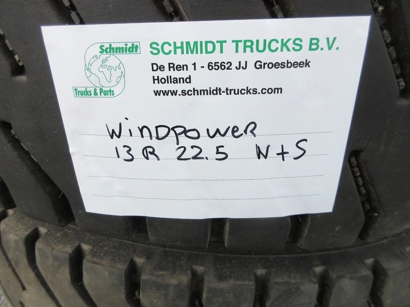 Windpower 13R 22.5 M+S 2 X BAND MET WIEL WINDPOWER WDC52 - Dæk for Lastbil: billede 5 Windpower 13R 22.5 M+S 2 X BAND MET WIEL WINDPOWER WDC52 - Dæk for Lastbil: billede 5