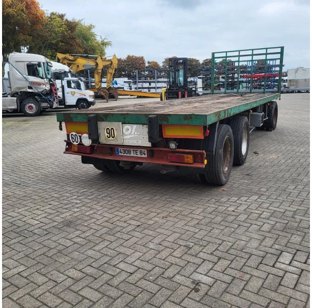 Trouillet RT 3240 / AIR SUSPENSION / PLATEAU 8M / LOADING HEIGHT:115CM / DRUM BRAKES / 3X ROR AXLES / 1990 - Anhænger: billede 4 Trouillet RT 3240 / AIR SUSPENSION / PLATEAU 8M / LOADING HEIGHT:115CM / DRUM BRAKES / 3X ROR AXLES / 1990 - Anhænger: billede 4