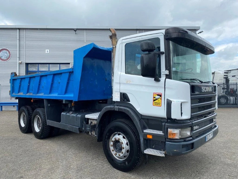 Scania 114-340 / 6X4 / 2 SIDE TIPPER / BIG AXLE / FULL-STEEL / DRUM BRAKES / MANUAL / 1999 - Tipvogn lastbil: billede 4 Scania 114-340 / 6X4 / 2 SIDE TIPPER / BIG AXLE / FULL-STEEL / DRUM BRAKES / MANUAL / 1999 - Tipvogn lastbil: billede 4